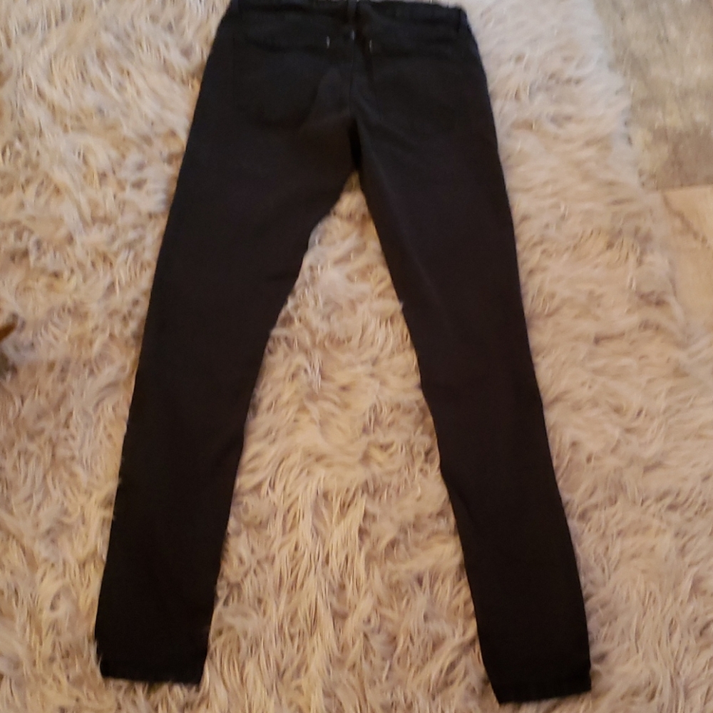 Girls black distressed jeans - Picture 2 of 2